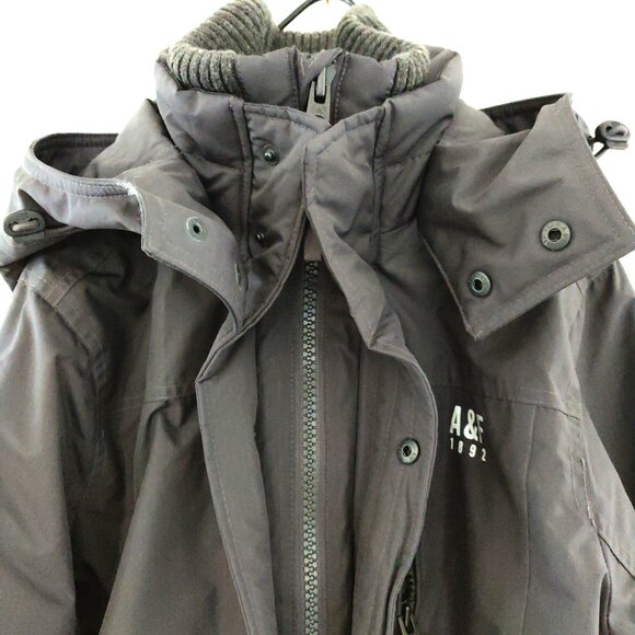 Abercrombie Men's Gray All Weather Jacket - Size M - Picture 3 of 7